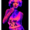 I Love CA - Marilyn Monroe Blacklight (Non Flocked)