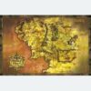 Lord of the Rings Middle Earth Map